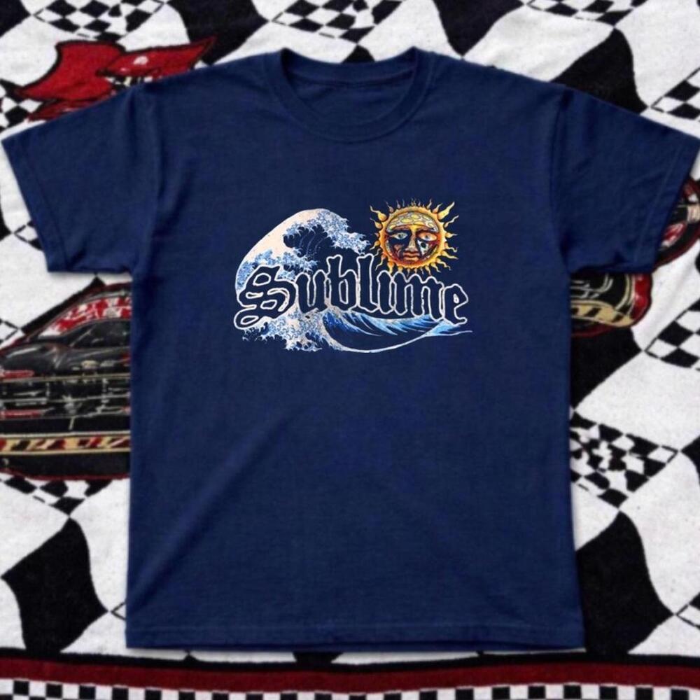 Gildan Men Navy T-Shirt, Sublime Navy Blue Band Tee